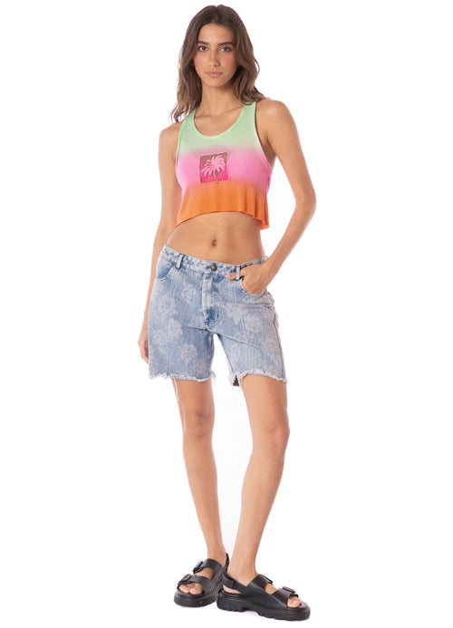 Main image -  Foto de Colorful Dye Odalys Beachwear Crop Top by Maaji - Ropa de Playa