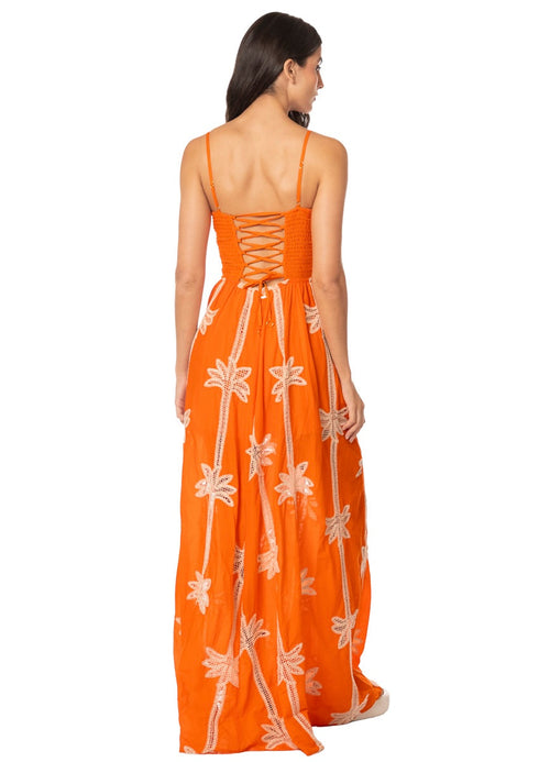 Hover image -  Foto de Tangerine Tropics Romina Long Dress by Maaji - Vestidos - Ropa de Playa