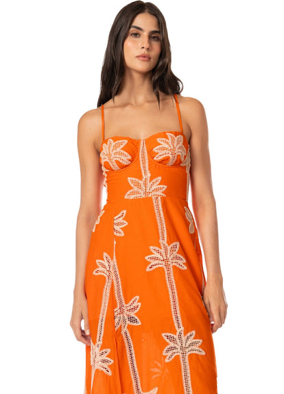  Foto de Tangerine Tropics Romina Long Dress by Maaji - Vestidos - Ropa de Playa