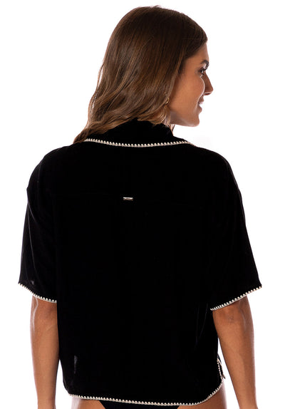  shirts from Maaji – Midnight Black Jaya Shirt – Category: Apparel , Accessories Clothing