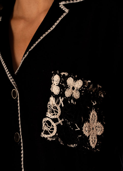 Alternative image -  shirts from Maaji – Midnight Black Jaya Shirt – Category: Apparel , Accessories Clothing