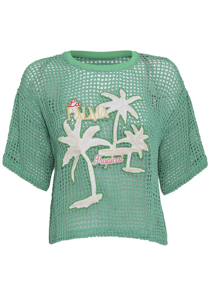 Thumbnail - shirts from Maaji – Tropical Green Cotta T-Shirt – Category: Apparel , Accessories Clothing - 12