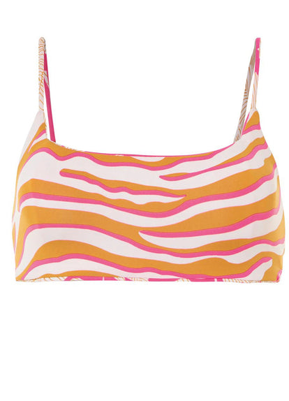  Maaji Floral Duo Zayla Sporty Bralette Bikini Top