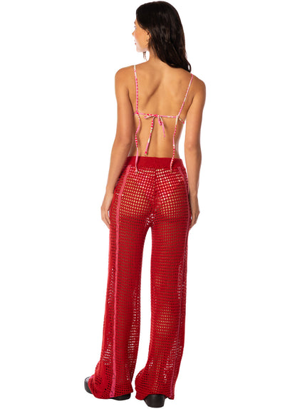 Thumbnail - Foto de Flame Coral Novelle Pants by Maaji - Pantalones - Ropa de Playa - 5