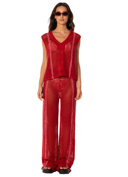 Thumbnail - Foto de Flame Coral Plum Vest by Maaji - Camisas - Ropa de Playa - 5