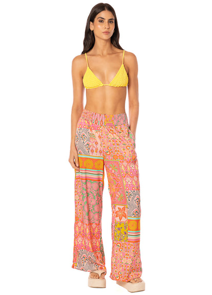 Thumbnail - Maaji Boho Damask Marsala Pants  - 1