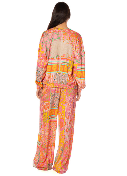  Maaji Boho Damask Marsala Pants 