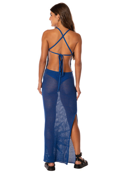 Thumbnail - Maaji Cobalt Blue Rosabella Long Dress  - 2