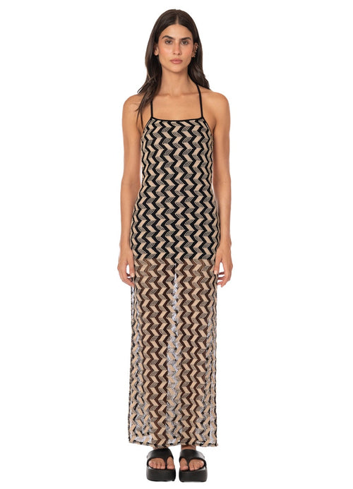 Main image -  Foto de Black & White Sunset Rosabella Long Dress by Maaji - Vestidos - Ropa de Playa