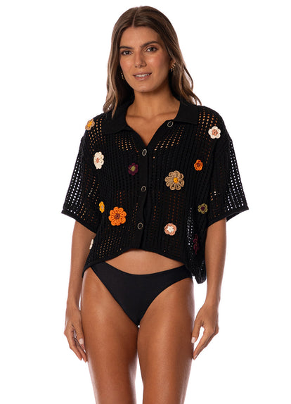 Thumbnail - Maaji Midnight Black Canva Shirt  - 1