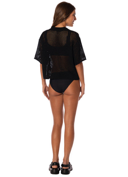 Thumbnail - Maaji Midnight Black Canva Shirt  - 9