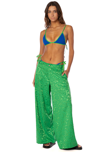  pants from Maaji – Emerald Brocade Kimchi Pants – Category: Apparel , Accessories Clothing