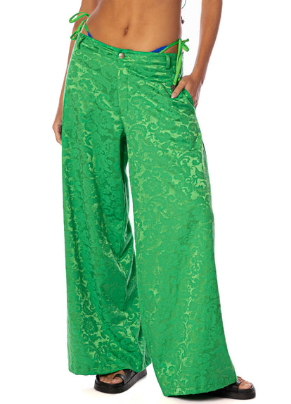  pants from Maaji – Emerald Brocade Kimchi Pants – Category: Apparel , Accessories Clothing