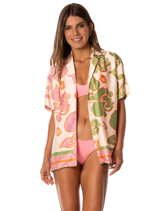 Main image -  dress from Maaji – Floating Blooms Noise Long Shirt – Category: Apparel , Accessories Clothing