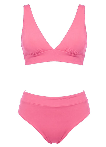 Thumbnail - Foto de Radiant Pink Allure Long Line Triangle Bikini Top by Maaji - Tops - Vestidos de Baño - 11