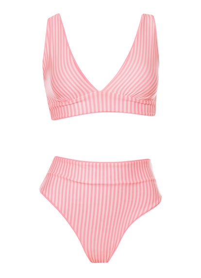  Foto de Pink Allure Long Line Triangle Bikini Top by Maaji - Tops - Vestidos de Baño