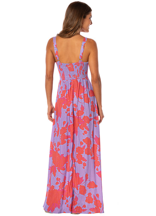 Hover image -  dress from Maaji – Lavender Dream Lamary Long Dress – Category: Apparel , Accessories Clothing