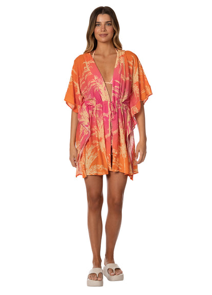 Thumbnail - Foto de Sunwashed Palms Vanilla Kaftan by Maaji - Ropa de Playa - 5