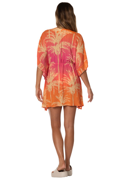  Foto de Sunwashed Palms Vanilla Kaftan by Maaji - Ropa de Playa