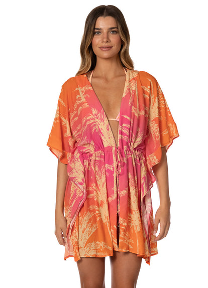 Thumbnail - Foto de Sunwashed Palms Vanilla Kaftan by Maaji - Ropa de Playa - 1