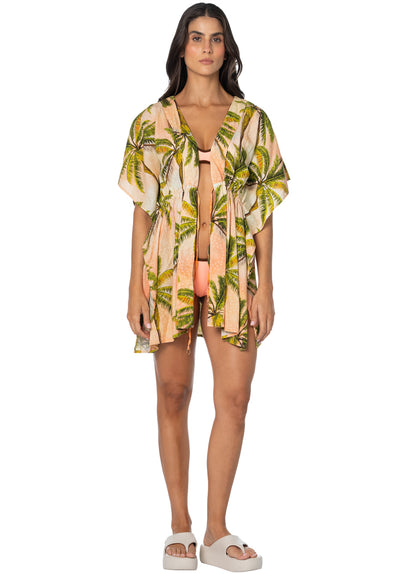  Maaji Wild Coast Vanilla Kaftan