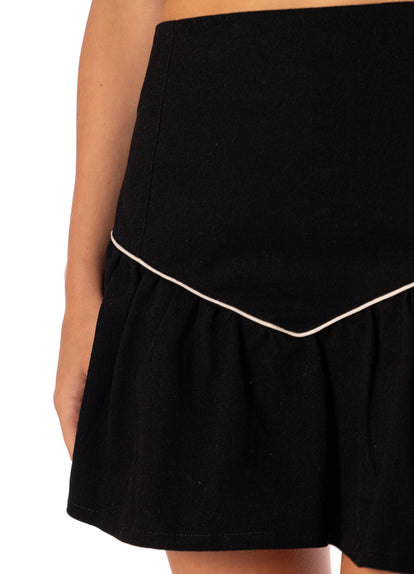  Maaji Midnight Black Koco Short Skirt 