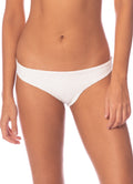 Maaji Zebra Frost Flirt Low Rise Thin Side Bikini Bottom