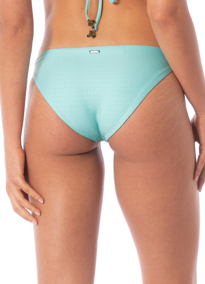 Thumbnail - Maaji Sea Turquoise Flirt Low Rise Thin Side Bikini Bottom - 7