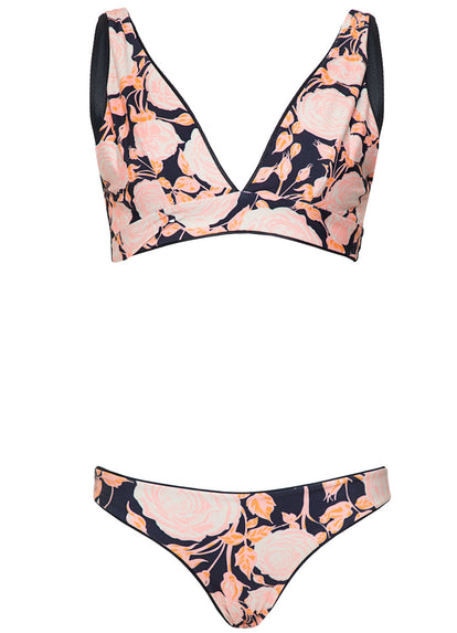  Foto de Onyx Black Sunburst Classic Bralette Bikini Top by Maaji - Panties - Vestidos de Baño