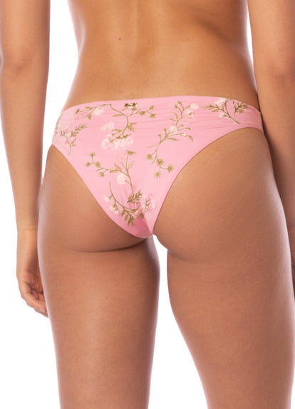  Maaji Light Garden Flirt Low Rise Thin Side Bikini Bottom