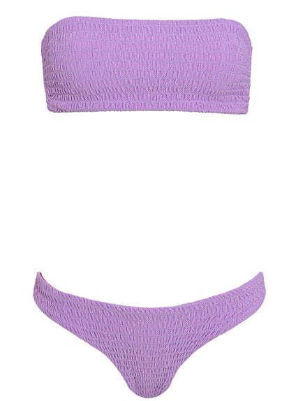 Thumbnail - Maaji Purple Lavender Flirt Low Rise Thin Side Bikini Bottom - 10