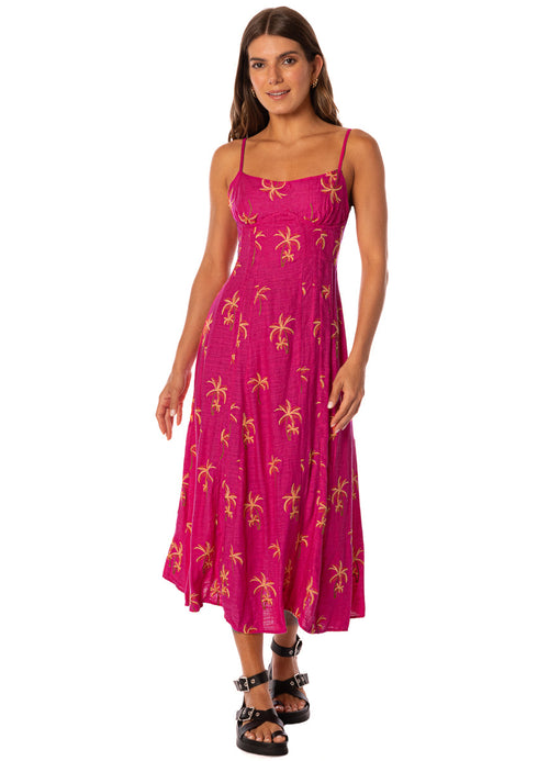 Main image -  Maaji Sunset Palm Lupine Long Dress 