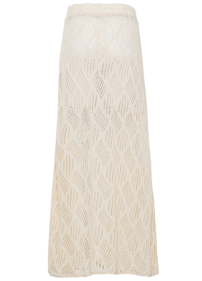  Maaji Ethereal Lace Glacier Long Skirt 