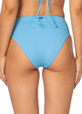 Maaji Stone Blue Suzy Q High Rise Classic Bikini Bottom