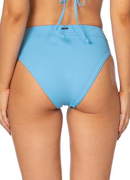 Thumbnail - Foto de Stone Blue Suzy Q High Rise Classic Bikini Bottom by Maaji - Panties - Vestidos de Baño - 3