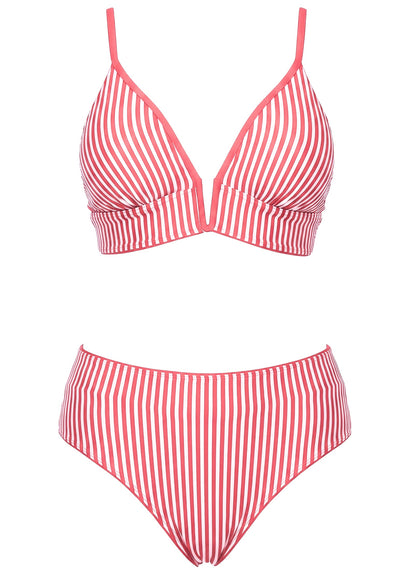  Foto de Radiant Pink Suzy Q High Rise Classic Bikini Bottom by Maaji - Panties - Vestidos de Baño