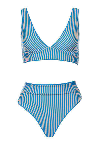  Foto de Blue Suzy Q High Rise Classic  Bikini Bottom by Maaji - Panties - Vestidos de Baño