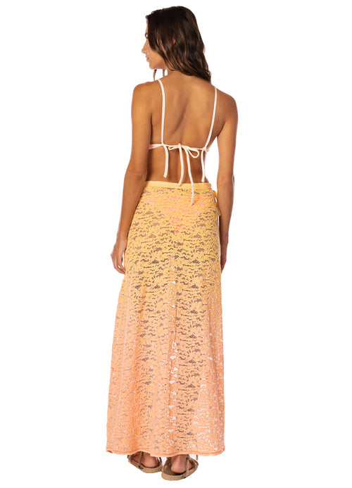 Main image -  Maaji Sunrise Sky Clay Long Skirt 