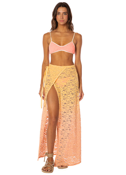  Maaji Sunrise Sky Clay Long Skirt 