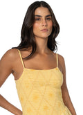 Maaji Signal Yellow Tullip Short Dress