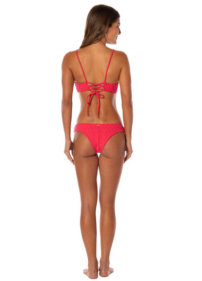 Thumbnail - Maaji Apple Red Rocks Classic Bralette Bikini Top - 11