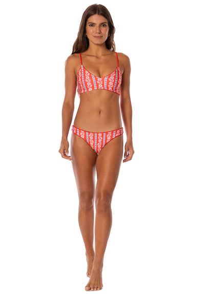 Thumbnail - Maaji Apple Red Rocks Classic Bralette Bikini Top - 12