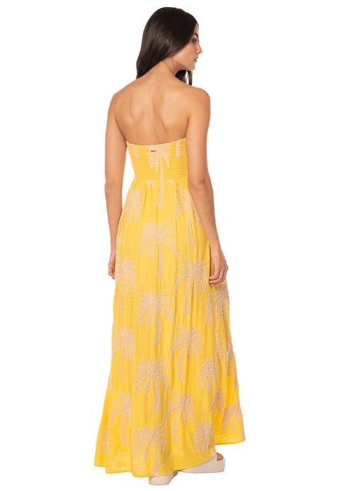 Hover image -  Foto de Palm Poetry CRIMSON Long Dress by Maaji - Vestidos - Ropa de Playa