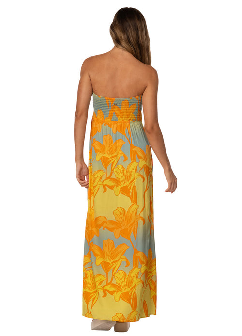 Hover image -  Foto de Golden Lily Crimson Long Dress by Maaji - Vestidos - Ropa de Playa