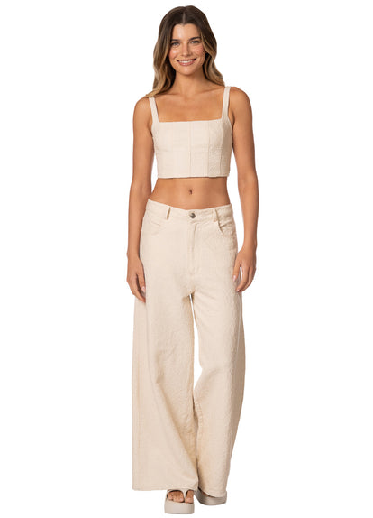  Foto de Ivory Emboss Colette Pants by Maaji - Pantalones - Ropa de Playa