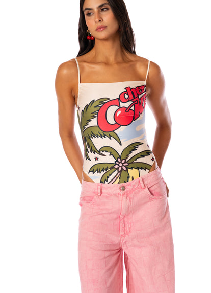 Thumbnail - pants from Maaji – Cherry Bliss Colette  Pants – Category: Apparel , Accessories Clothing - 5