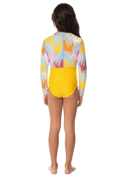  Foto de Jungle Whisper Miku Girls One Piece Set by Maaji - Vestidos De Baño Para Niñas - Niñas