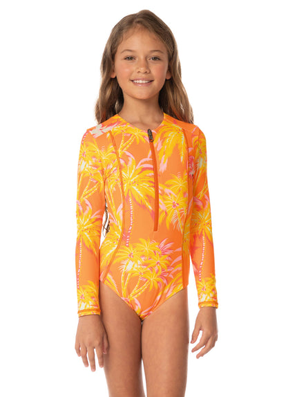  Foto de Golden Swell Miku Girls One Piece Set by Maaji - Vestidos De Baño Para Niñas - Niñas