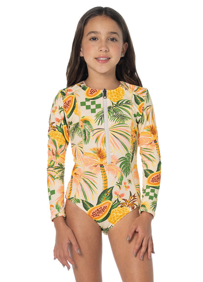Thumbnail - Foto de Bloom Mosaic Miku Girls One Piece Set by Maaji - Vestidos De Baño Para Niñas - Niñas - 1