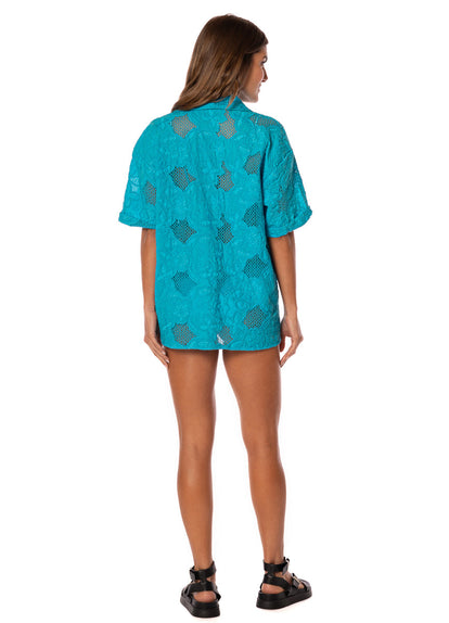 Thumbnail - Foto de Aqua Dream Sinopia Long Shirt by Maaji - Camisas Largas - Ropa de Playa - 6